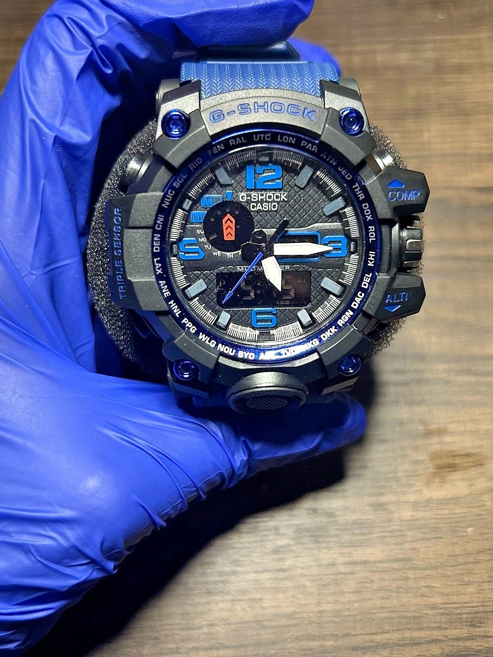 Casio G-Shock Mudmaster GG-B100 Watch Black & Blue
